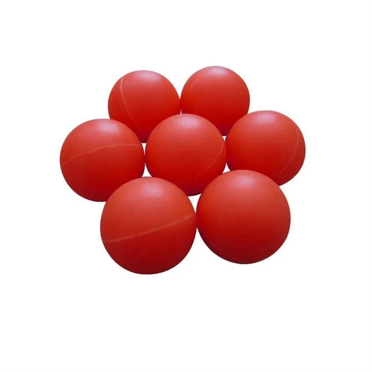 training rubber ball dog